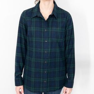 Slightly Fitted LLBean Flannel